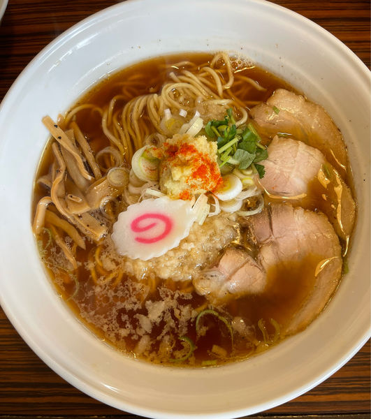 「背脂生姜そば大盛」@秋刀鮪だし 宣久の写真