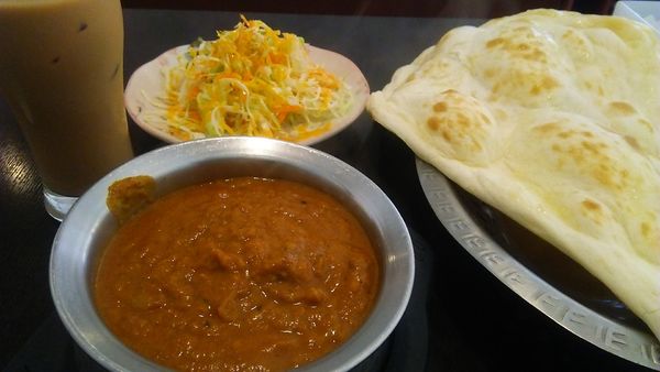 「大サービスランチセット マトンカレー 1095円」@デュセニ村722の写真