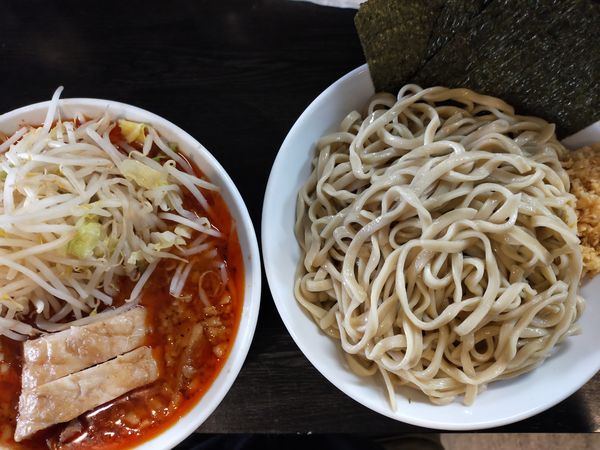 「つけ麺大1100円(600g)」@豚星。の写真