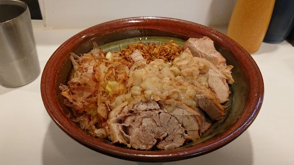 「辛い 汁なし アブラ」@ハイパーファットンの写真