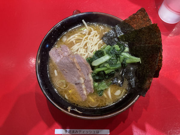 「ラーメン並」@横浜家系らーめん 山崎家の写真