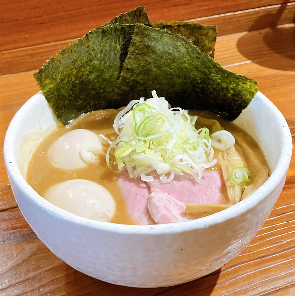 「豚そば味玉」@どろそば屋 ひろしの写真