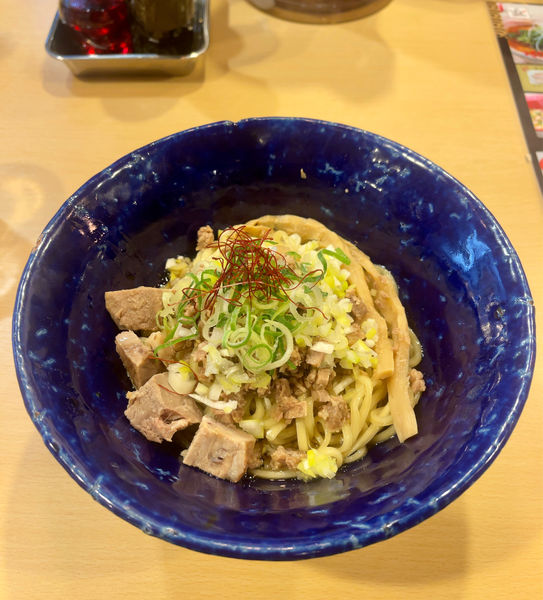 「ポークジンジャー和えそば（800円）」@西梅田 らんぷの写真