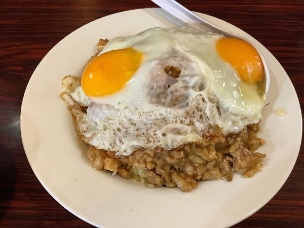 「肉あんかけチャーハンエッグ」@らあめんハウス 淡淡の写真