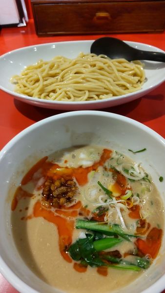 「担々つけ麺 白」@つけめん工房 浅草製麺所の写真