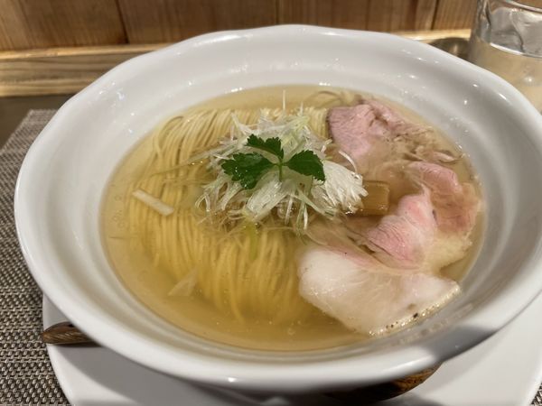 「塩そば（ 並 ）味玉」@成城青果の写真