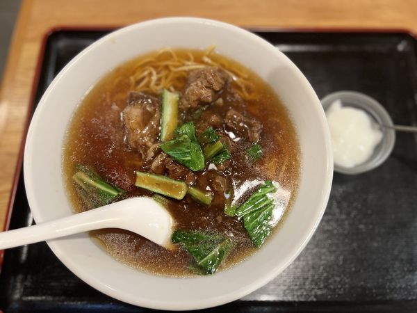 「牛バラタンメン(デザート付き)880円(税込)」@中華風 海老専家 練馬店の写真