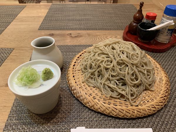 「もりそば」@自家製粉手打蕎麦 猪口才の写真