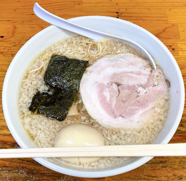 「正油こってり＋味付玉子」@元祖一条流がんこ 十一代目の写真