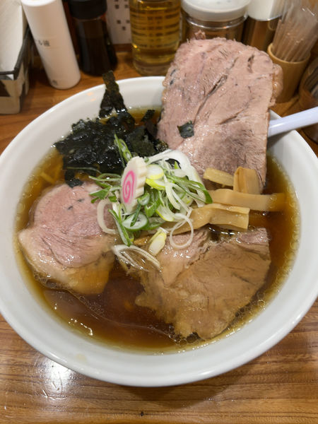 「悠チャーシューらぁめん+大盛」@神田らぁめん 悠の写真