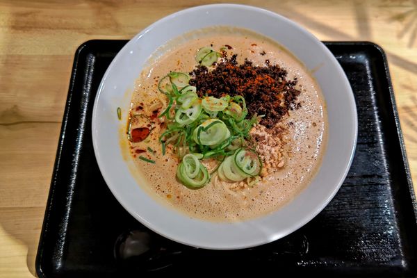 「泡トロ担々麺」@麺屋 たけ井 京阪くずは店の写真