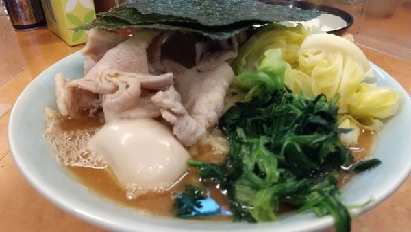 「#土日SP #中盛 #1100円」@家系中華蕎麦 家道の写真