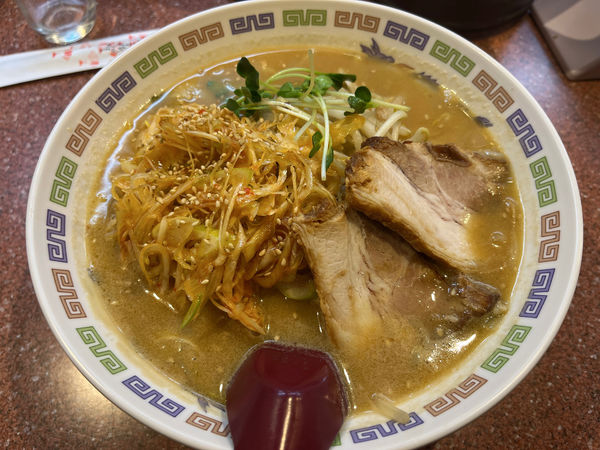 「ネギ味噌ラーメン　麺硬め」@ラーメン王の写真