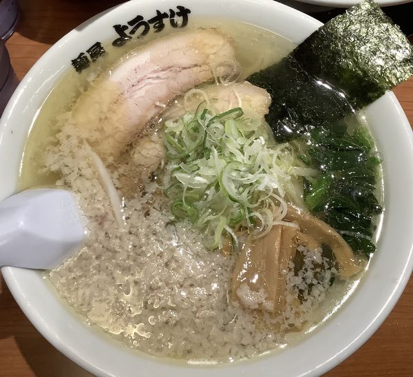 「塩ラーメン」@麺屋 ようすけ 東京ラーメンストリート店の写真