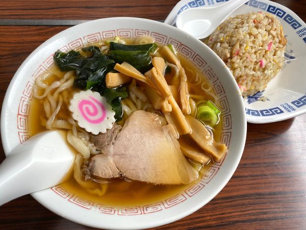 「ラーメン 500円」@手打ちラーメン つるや食堂の写真