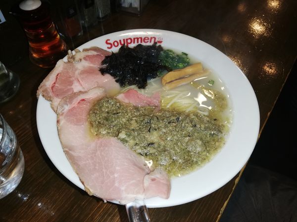 「牡蛎塩ラーメン」@Soupmenの写真