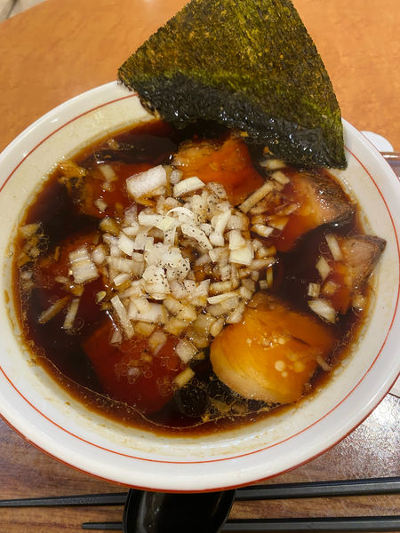 「竹岡式醤油ラーメン」@下総タンタンメン 白浜軒の写真