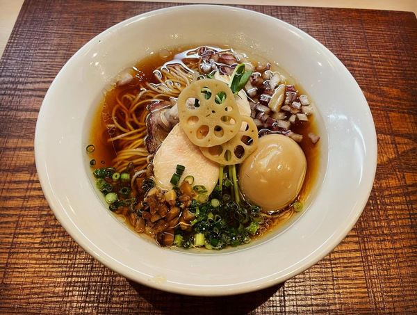 「松屋と水＋味玉」@論露に不二の写真