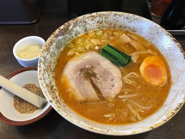 「麺助旨みそらーめん」@味噌らーめん工房 麺助 佐沼店の写真