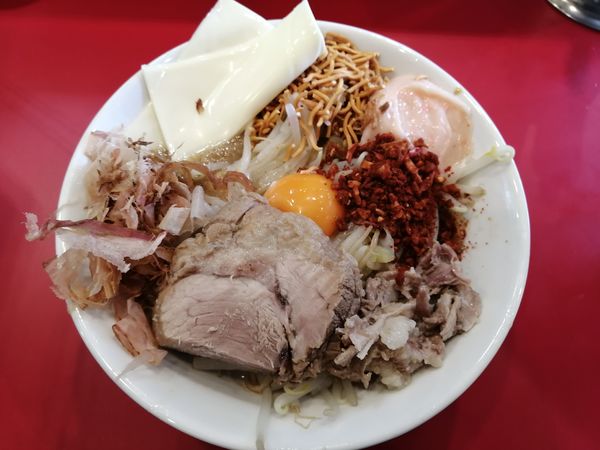 「豚まぜそば（普）」@ブタギドラの写真