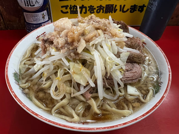 「大ラーメン　ｱﾌﾞﾗｶﾗﾒ」@ラーメン二郎 目黒店の写真