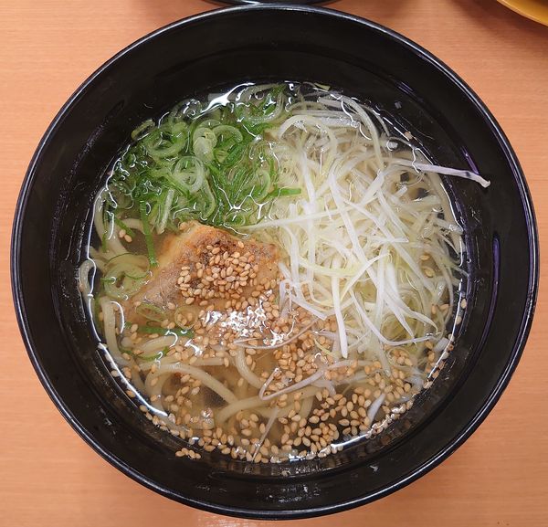 「魚介に超惚れこんだ塩ラーメン(418円)」@スシロー 川越店の写真