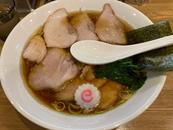 「焼豚麺大盛り」@白河中華そば こすがの写真