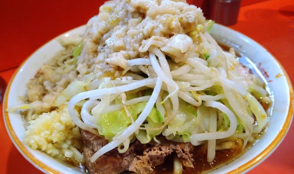 「ラーメン、全部」@ラーメン二郎 仙川店の写真