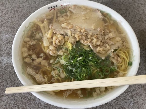 「中華そば大盛脂マシマシ」@つたふじ 福山支店の写真