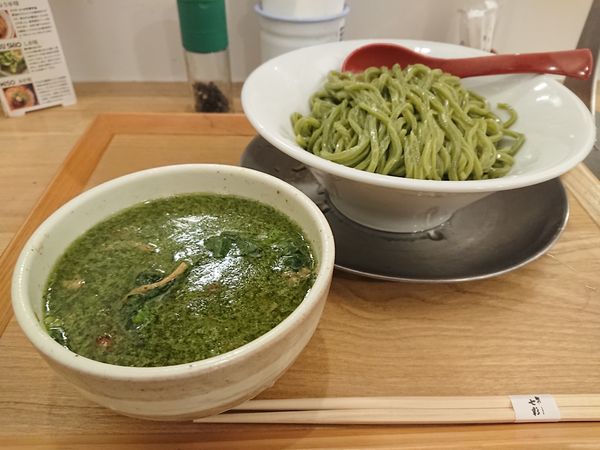 「緑一色」@麺や 七彩 八丁堀店の写真