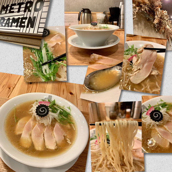 「貝出汁ラーメン　850円」@METRO RAMENの写真