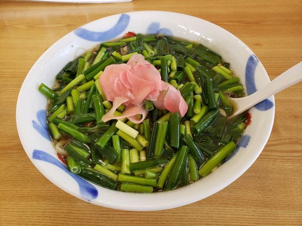 「博多ねぎらーめん」@手打ちラーメン 金龍の写真