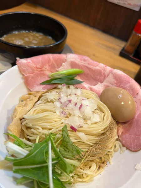 「特製 濃厚煮干し つけ麺」@煮干し豚骨らーめん専門店 六郷の写真