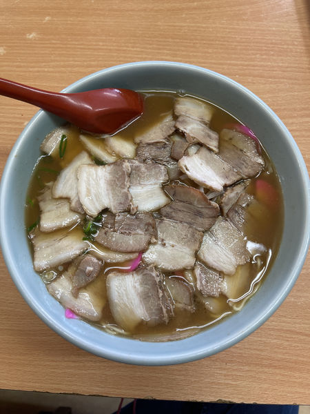 「ダブルチャーシュー大盛り」@来々軒の写真