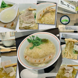 豚一頭清湯（しお）850円＋自家製ソーセージ