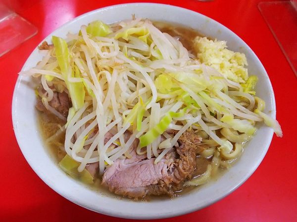 「ラーメン小・野菜少なめ」@ラーメン二郎 松戸駅前店の写真