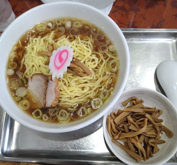 「メンマラーメン」@赤坂味一の写真