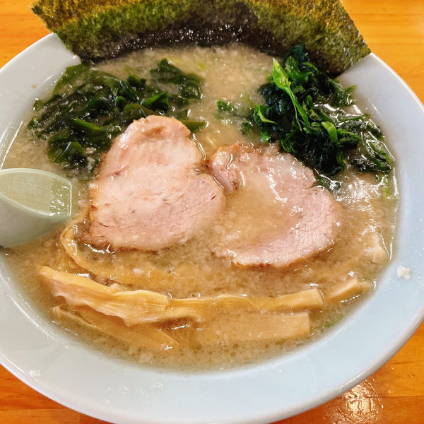 「正油ラーメン 650円 半ライス」@ラーメンショップ 足利50号店の写真