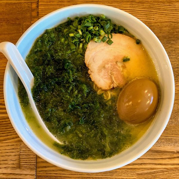「あおさ玉子入り ¥1,100」@らーめん まる玉 大島店の写真