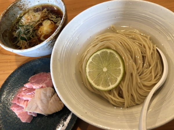 「特製昆布水つけ麺(醤油)」@麺屋 さくら井の写真