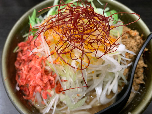 「味噌坦々麺＋もやし＋白髪ねぎ」@東京スタイルみそラーメン ど・みそ ららぽーと豊洲店の写真