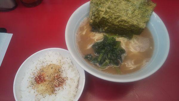 「朝ラーメン(¥500+ライス無料)」@ラーメン堀田家の写真