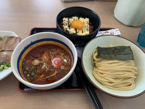 「うま辛つけ麺」@大勝軒てつの写真