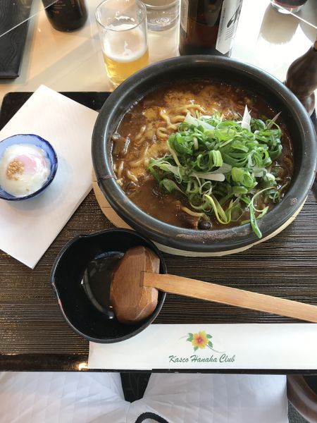 「煮込みカレーラーメン」@キャスコ花葉 本コースの写真