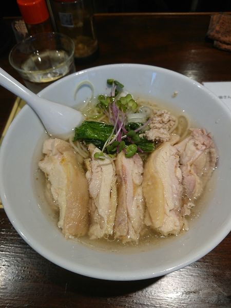 「塩生姜ラーメン」@塩生姜らー麺専門店MANNISHの写真