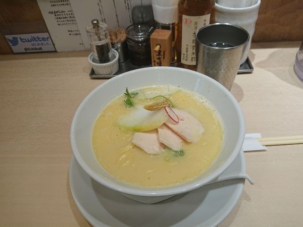 「鶏白湯SOBA」@銀座 篝 Echika池袋店の写真