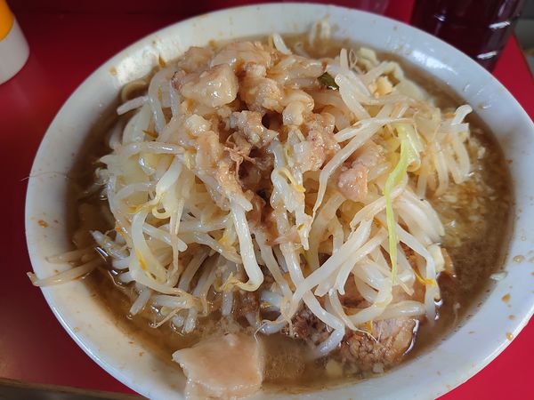 「ラーメン ニンニク アブラ」@ラーメン二郎 三田本店の写真