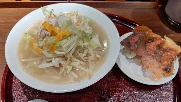 「タンメンセット」@餃子とタンメン 天の写真
