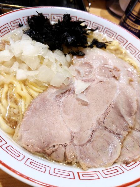 「背脂煮干中華そば(醤油)」@背脂煮干し中華そば 和市 新橋本店の写真