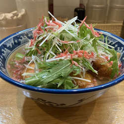 春の海老塩そば